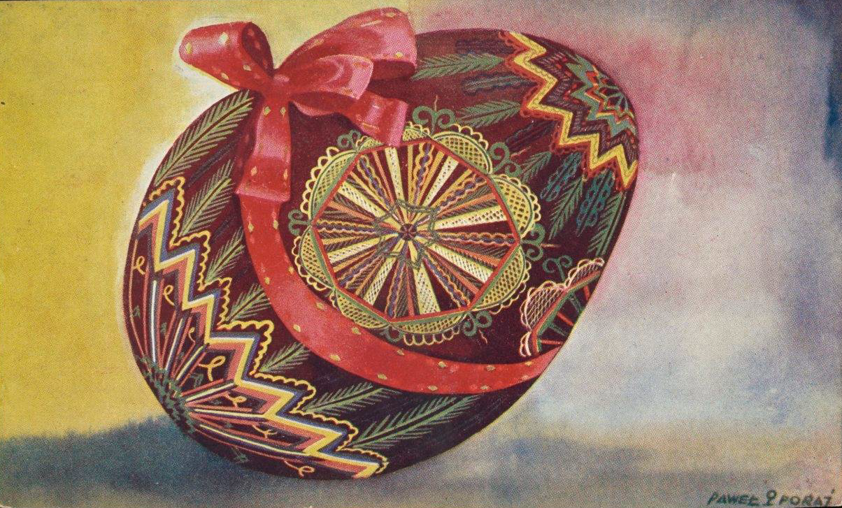 Polish traditional Easter egg